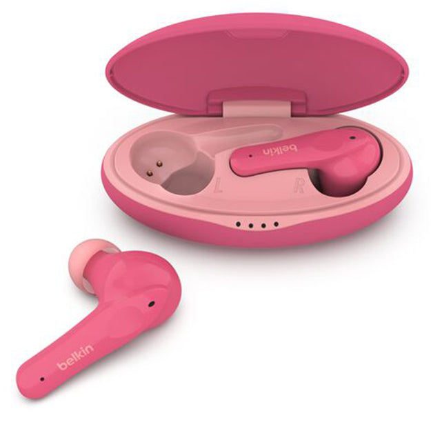 Belkin SoundForm Nano Wireless In-Ear Earbuds For Kids - Pink