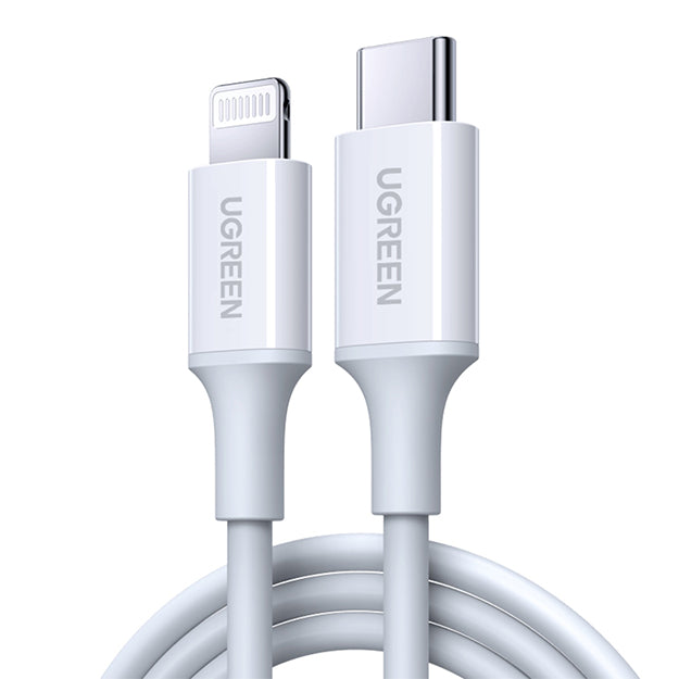 UGreen Type-C To MFI Lightning Cable 1m - White