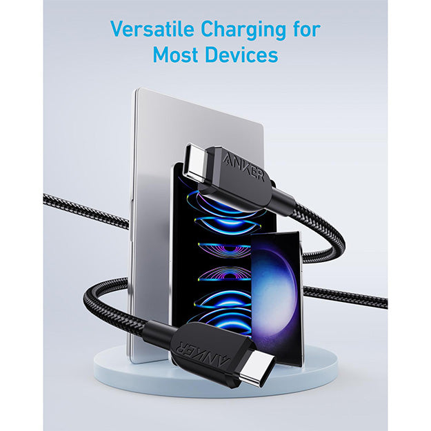 Anker 310 USB-C To USB-C Cable 60W 1.8M Cable – Black