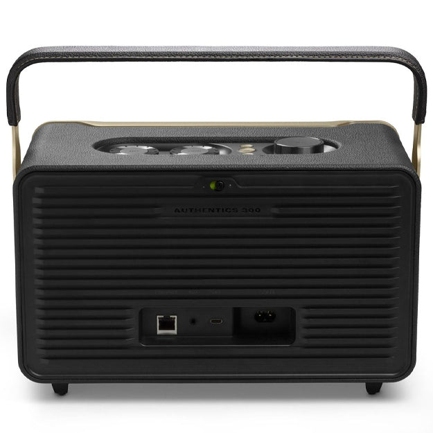 JBL Authentics 300 Retro Style Portable Smart Home Speaker With Built-In WiFi - Black
