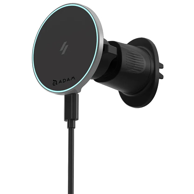 Adam Elements CQ1 Qi2 Magnetic Charging Car Mount - Black