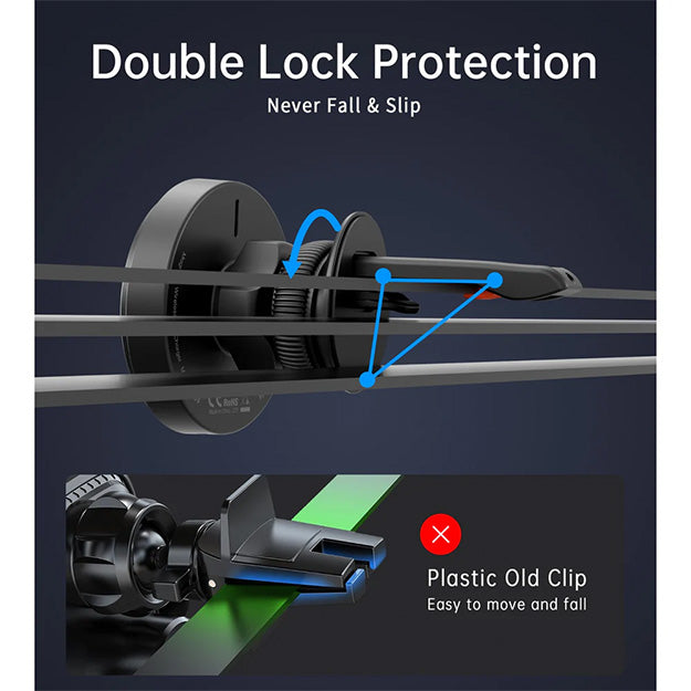 Choetech Magnetic Wireless Car Charger T205-F 15W - Black