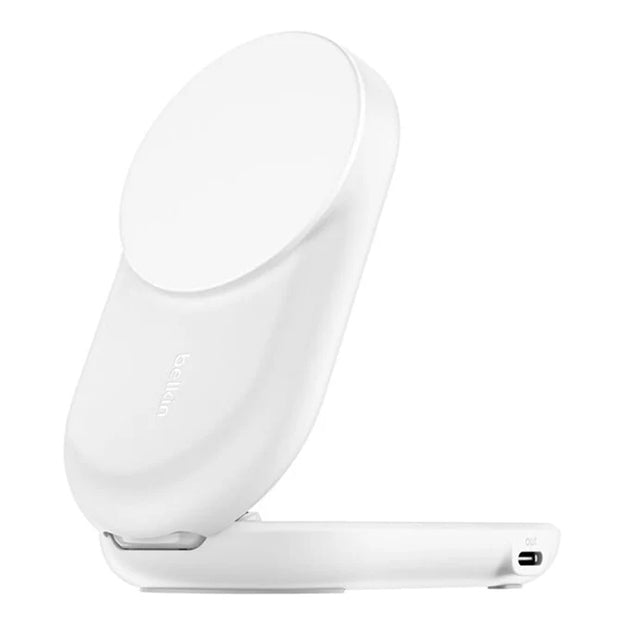 Belkin UltraCharge 25W 2-in-1 Qi2 Round Magnetic Wireless Charger