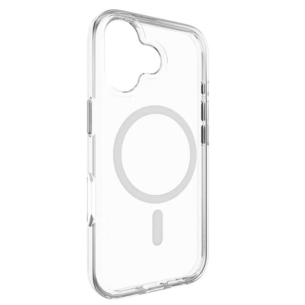 SwitchEasy Bright M Never Yellowing Protective Clear Case With MagSafe For iPhone 17 - Transparent White Ring