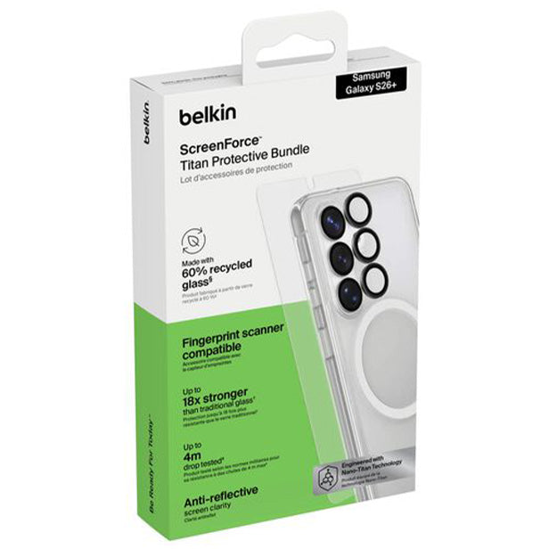 Belkin ScreenForce Titan Protective Bundle For Samsung Galaxy S26 PLUS