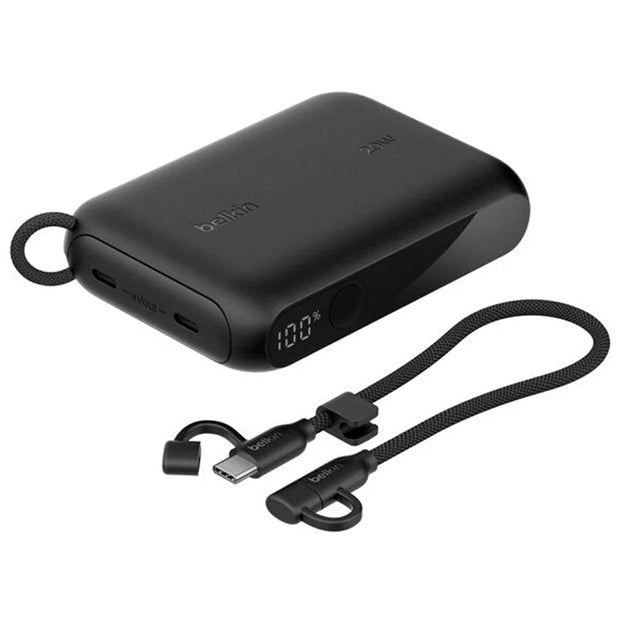 Belkin BoostCharge Slim 10000mAh USB-C Power Bank Black