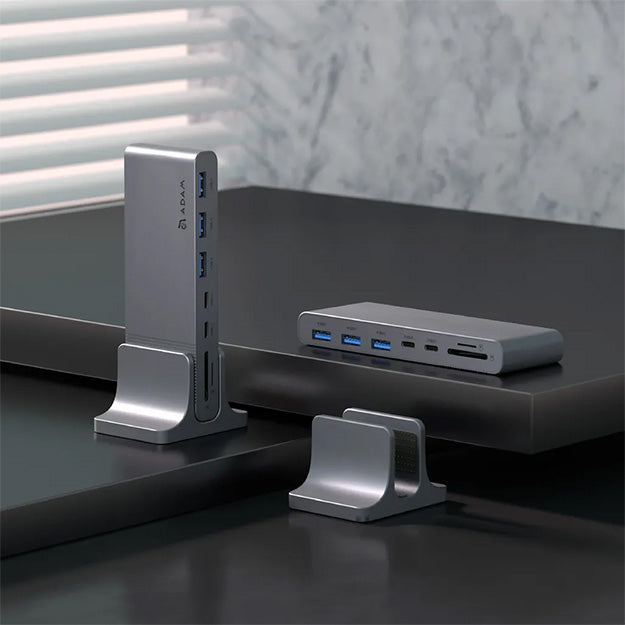 Adam Elements CASA HUB Pro S USB-C 12-in-1 Multi-Function Hub - Grey