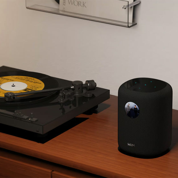 WiiM Sound Wireless Smart Speaker With 1.8" Touch Display - Black