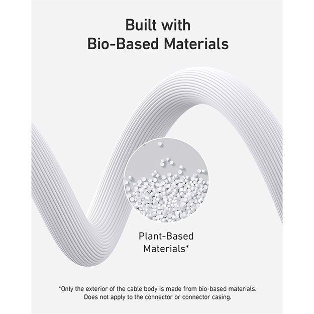 Anker 544 Bio-Based USB-C To USB-C Cable Fast Charging 140W 0.9M Cable - White