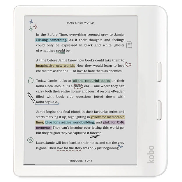 Kobo Libra Colour 7" Colour E Ink Kaleido 3 Touchscreen eReader