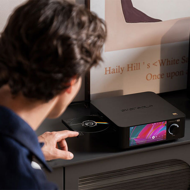 Eversolo Play CD All-In-One Music Streamer With Amplifier - Black