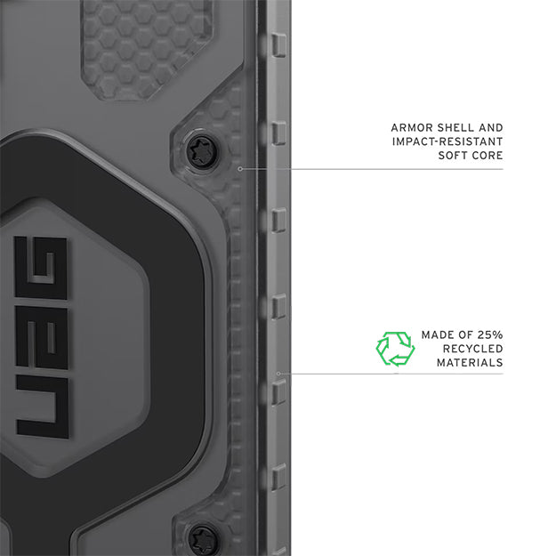 UAG Pathfinder Clear Rugged Case For Samsung Galaxy S26 - Ash/Black