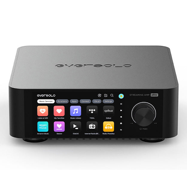 Eversolo Play All-In-One Music Streamer With Amplifier - Black