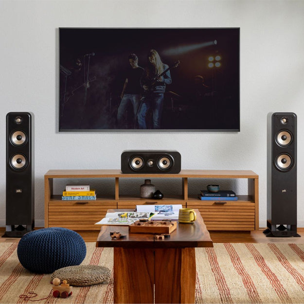 Polk ES55 5.1 System Bundle With Denon AVRX1800H Network AV Receiver - Black