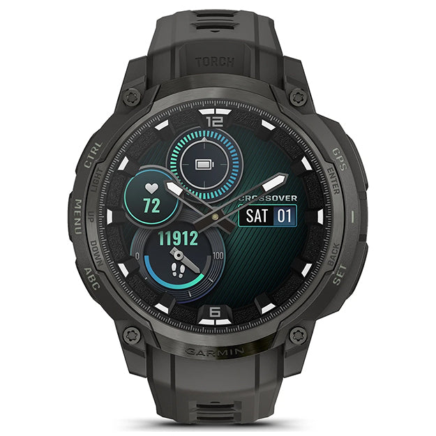 Garmin Instinct Crossover AMOLED Rugged Hybrid GPS Smartwatch
