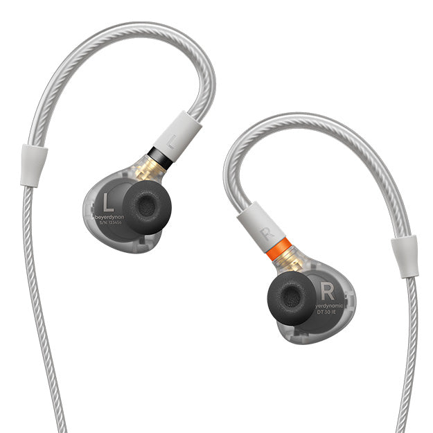 Beyerdynamic DT 30 IE Professional In-Ear Monitor With High Passive Noise Isolation Wired Headphones - White