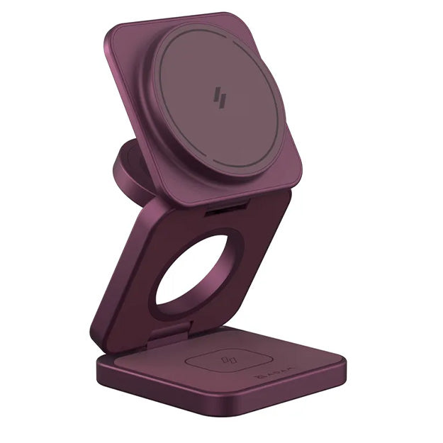 Adam Elements Mag 3 Ultra Qi2 3-in-1 Foldable Charging Station