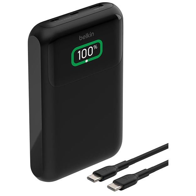 Belkin BoostCharge Pro 20000 mAh 3 Port Power Bank - Black
