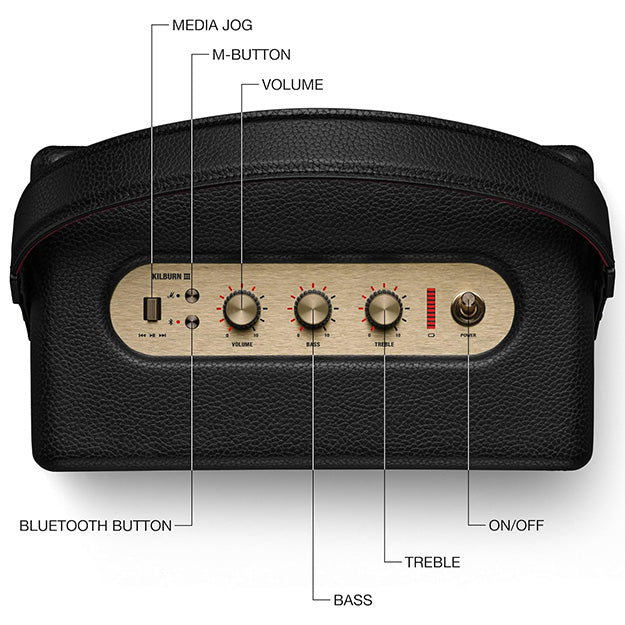 Marshall Kilburn III Portable Bluetooth Speaker