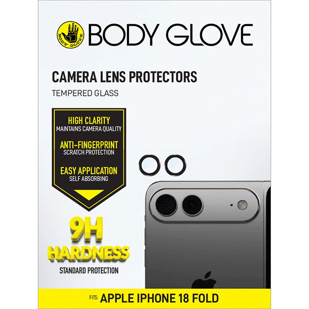 Body Glove Tempered Glass Camera Screen Protectors For Apple iPhone DUO - Transparent
