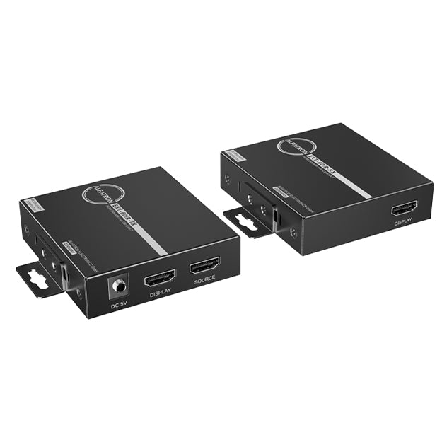 Alfatron EXT60IR 4K30 Point To Point Extender For HDMI And IR Signals - Black