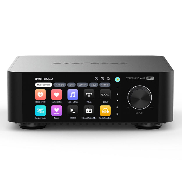 Eversolo Play All-In-One Music Streamer With Amplifier - Black