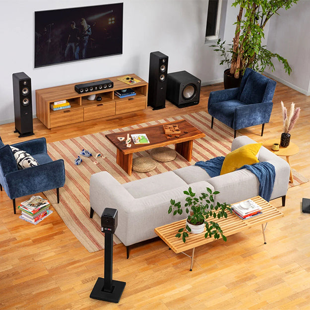 Polk ES55 5.1 System Bundle With Denon AVRX1800H Network AV Receiver - Black