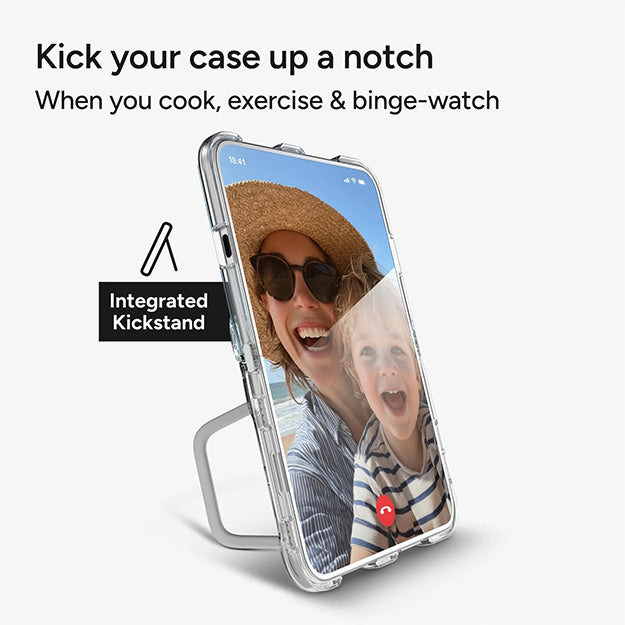 Zagg Crystal Palace Snap MagSafe Case With KickStand For Apple iPhone DUO - Clear