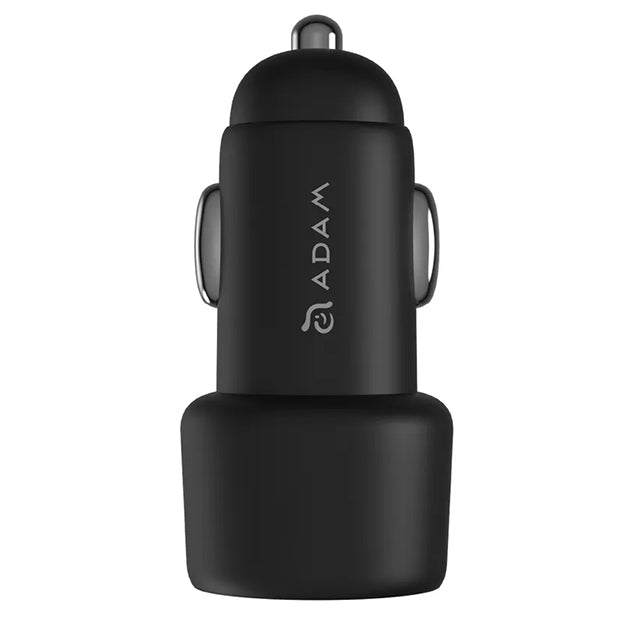 Adam Elements OMNIA C40 40W Fast Dual USB-C Car Charger - Black