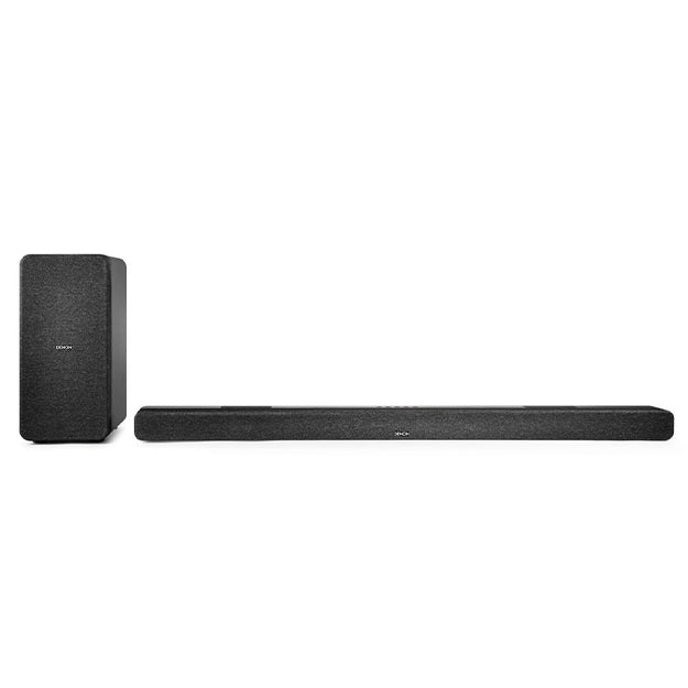 Denon DHT-S517 Large Sound Bar With Dolby Atmos And Wireless Subwoofer - Black