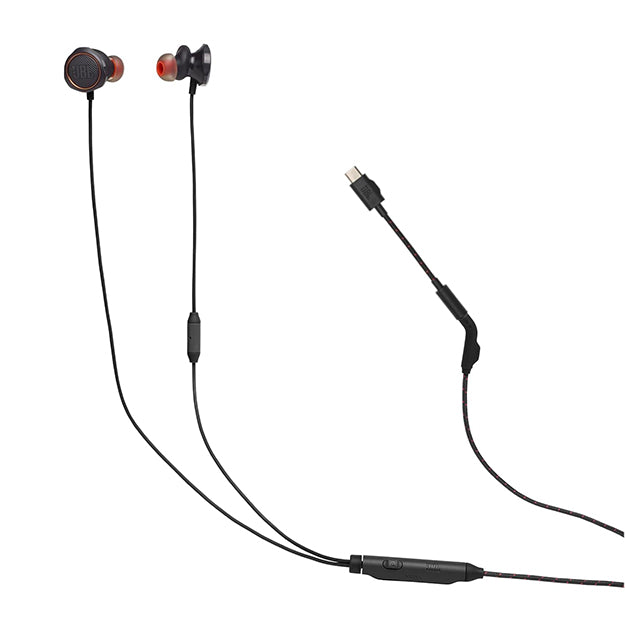 JBL Quantum 50C In-Ear Wired Gaming Headphones With USB-C Adapter
