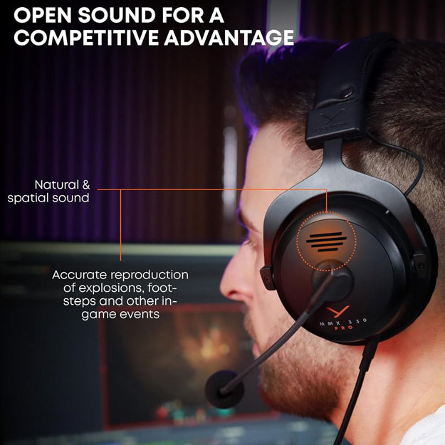 Beyerdynamic MMX 330 PRO Professional Gaming Over-Ear Headset - Black