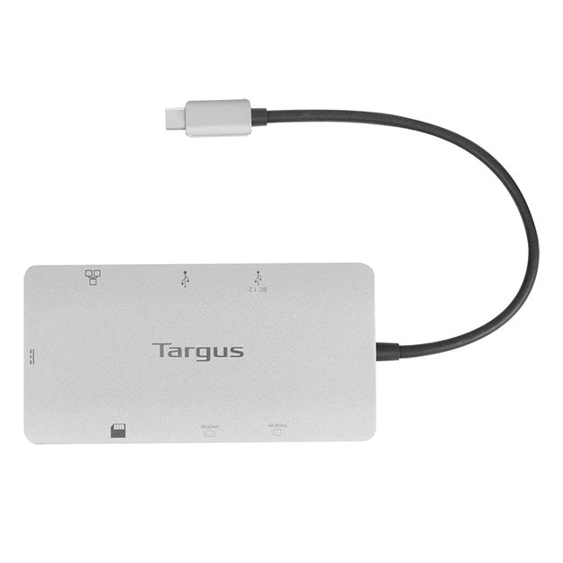 Targus USB-C Dual HDMI 4K Docking Station With 100W PD Pass-Thru - Grey