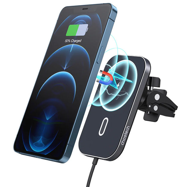 Choetech Magnetic Wireless Car Charger T200-F 15W - Black