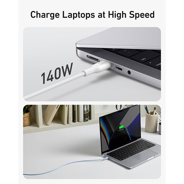 Anker 544 Bio-Based USB-C To USB-C Cable Fast Charging 140W 0.9M Cable - White