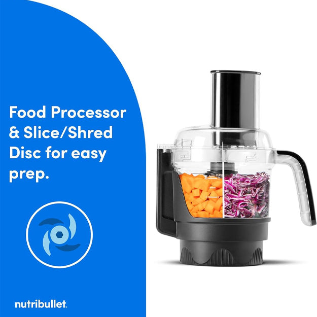 Nutribullet Ultra Plus+ 1200W 3-in-1 Compact Kitchen System - Black