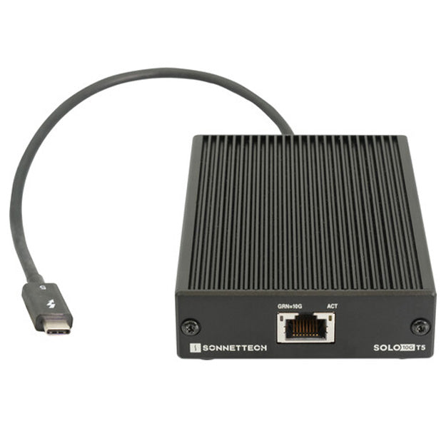 Sonnet Solo10G Thunderbolt 5 10Gb Ethernet Adapter - Grey