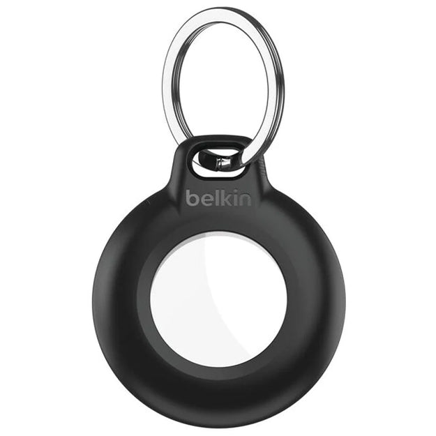 Belkin Waterproof Secure Holder With Key Ring For AirTag (4pack) -  Black
