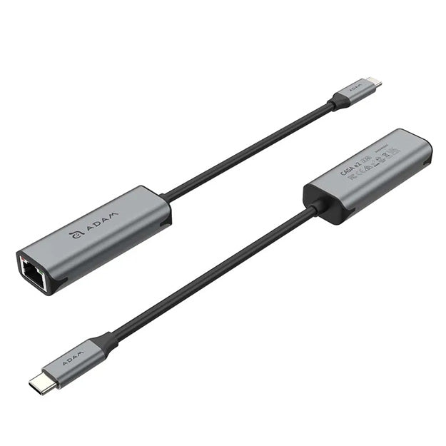 Adam Elements CASA e2 USB-C To 2.5 Gigabit Ethernet Adapter - Space Grey