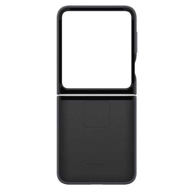 Samsung Silicone Cover With Ring For Samsung Galaxy Z Flip7 FE / Flip6 – Black