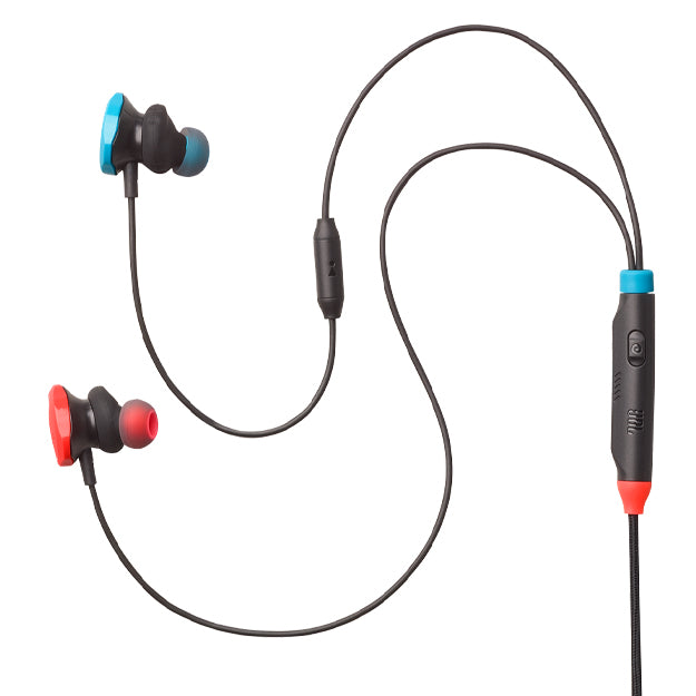 JBL Quantum 50N Wired In-Ear Gaming Headset With Volume Slider And Mic Mute - Black