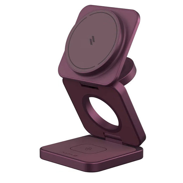 Adam Elements Mag 3 Ultra Qi2 3-in-1 Foldable Charging Station