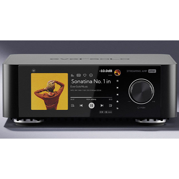 Eversolo Play All-In-One Music Streamer With Amplifier - Black