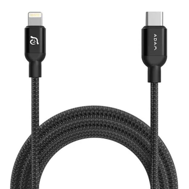 Adam Elements PeAk II C200B 200cm MFi USB-C To Lightning Cable - Black