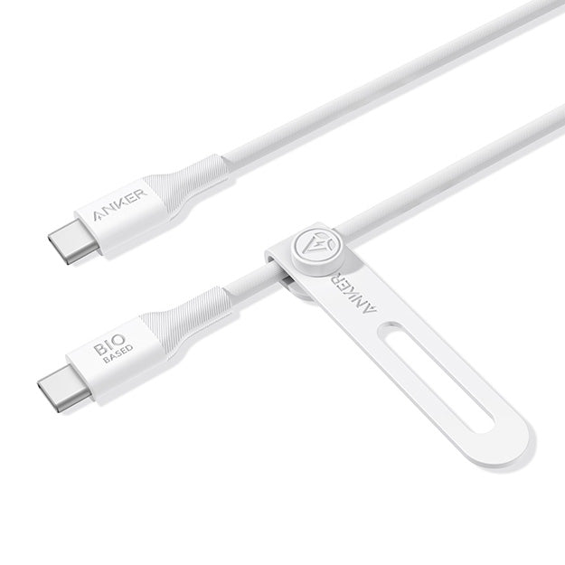 Anker 544 Bio-Based USB-C To USB-C Cable Fast Charging 140W 0.9M Cable - White