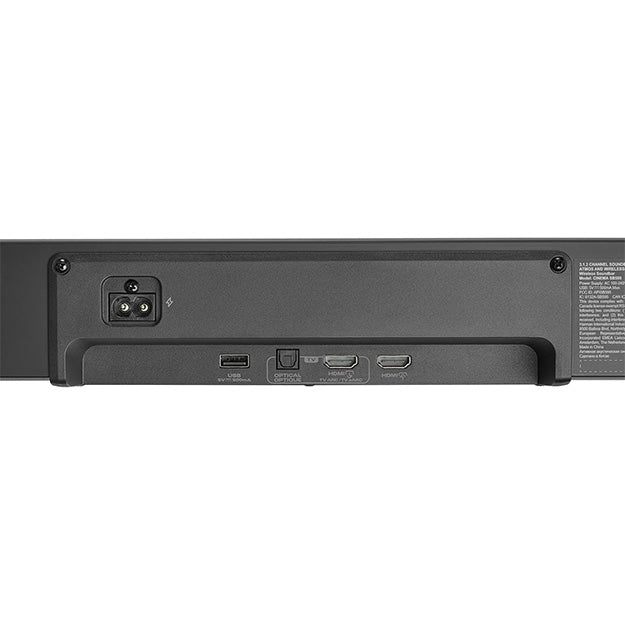 JBL Cinema SB595 3.1.2 Channel Soundbar With True Dolby Atmos And Wireless Subwoofer - Black