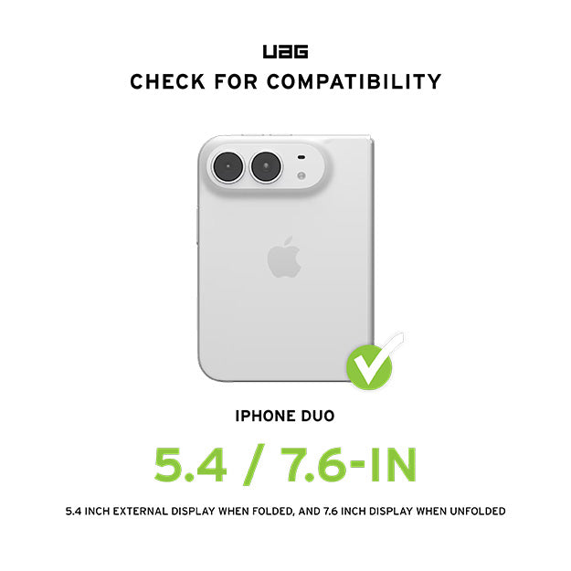UAG Mouve XTE Case With MagSafe And Kickstand For Apple DUO - Ice