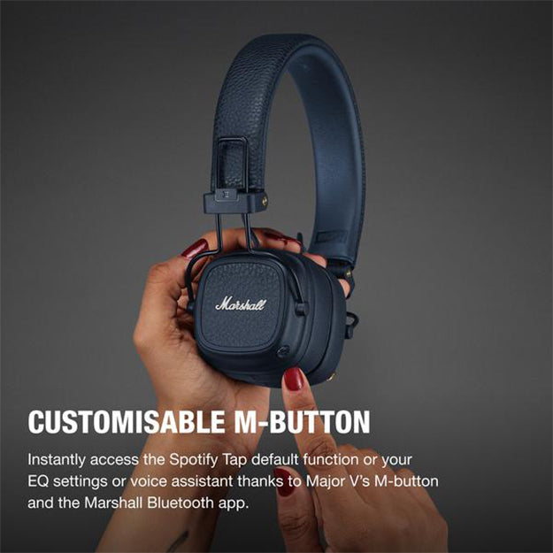 Marshall Major V Bluetooth Wireless On-Ear Headphones With Wireless Charging