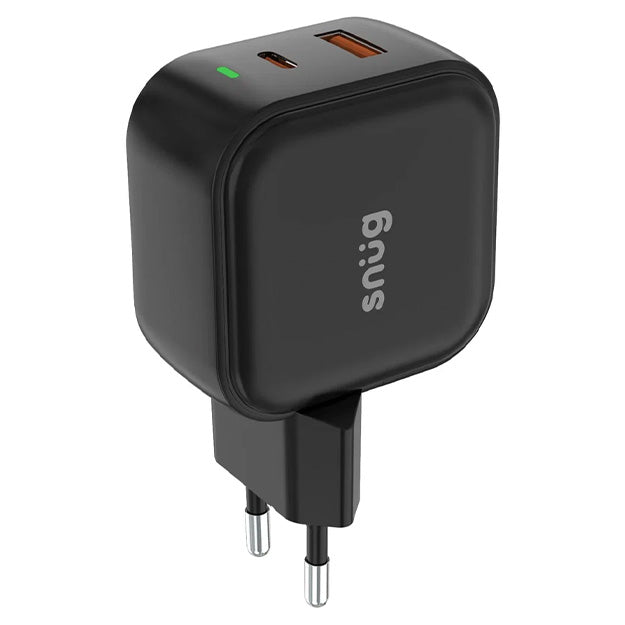 Snug 2 Port USB/Type-C Wall Charger 45W