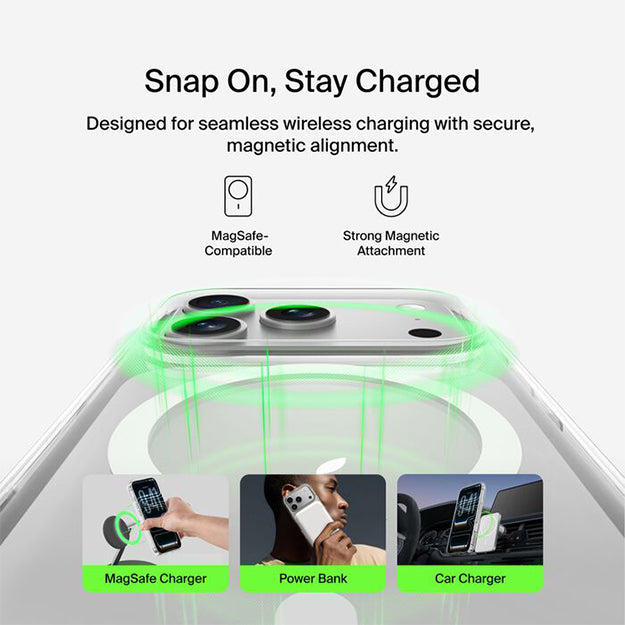 Belkin SheerForce Clear Case For iPhone 17 PRO - Transparent